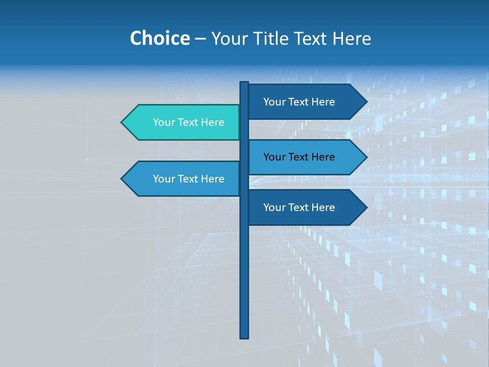 Bars Cells Modern PowerPoint Template