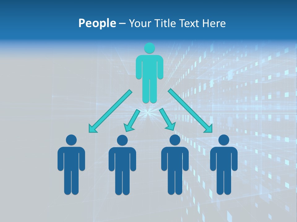 Bars Cells Modern PowerPoint Template
