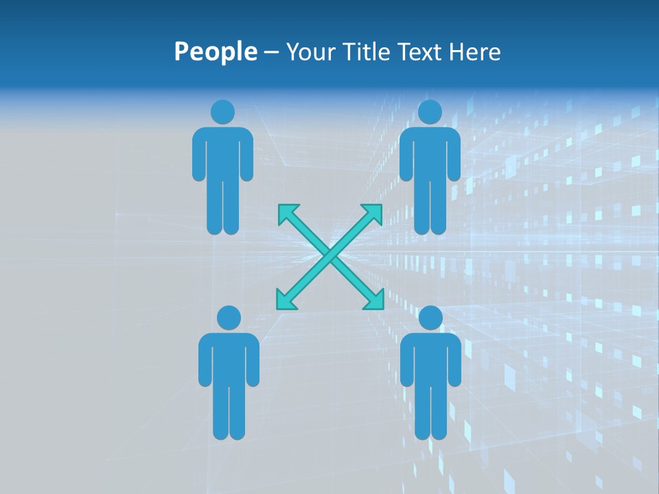 Bars Cells Modern PowerPoint Template