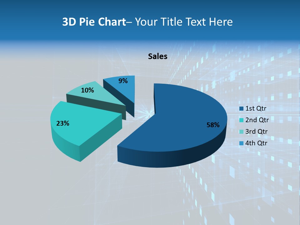 Bars Cells Modern PowerPoint Template
