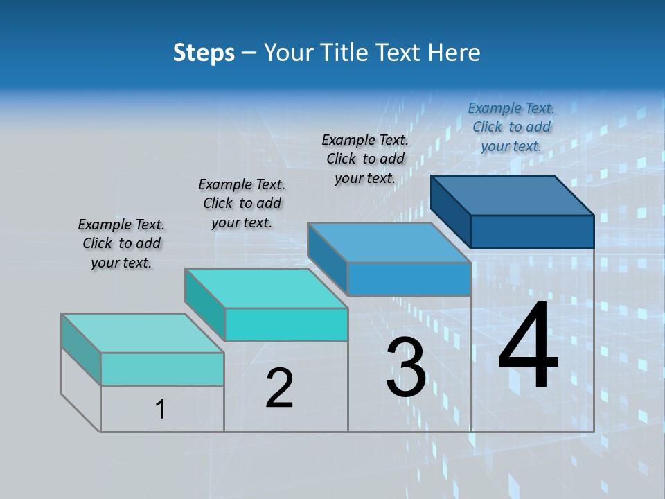 Bars Cells Modern PowerPoint Template