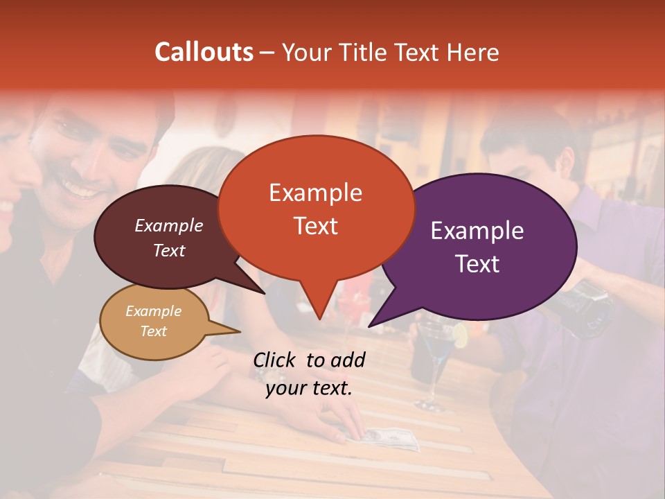 Drinks Casual Martini PowerPoint Template