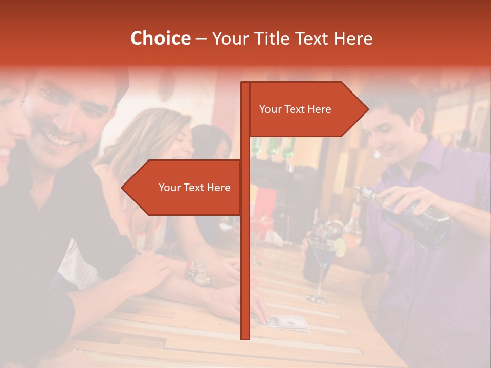 Drinks Casual Martini PowerPoint Template