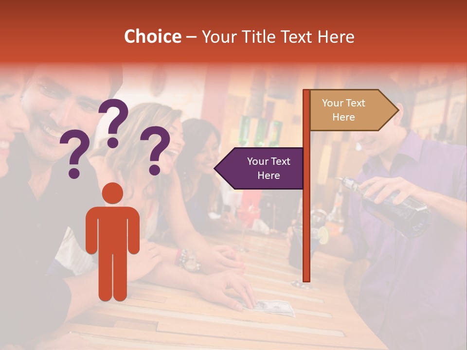 Drinks Casual Martini PowerPoint Template