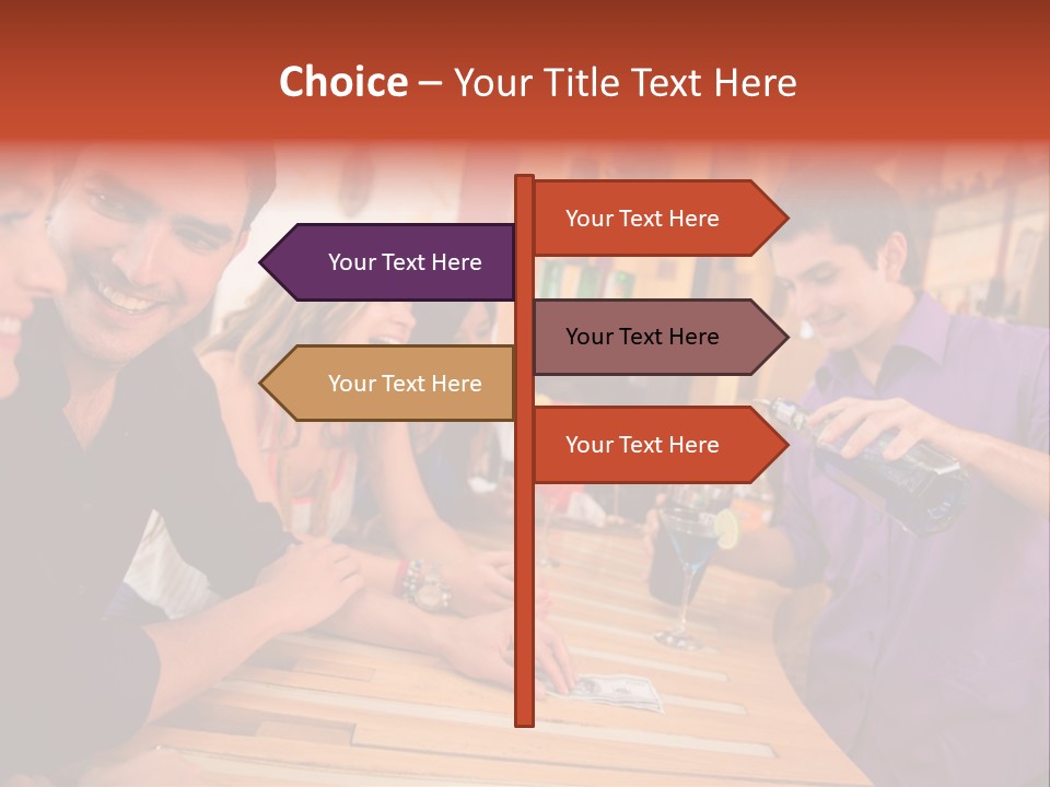 Drinks Casual Martini PowerPoint Template