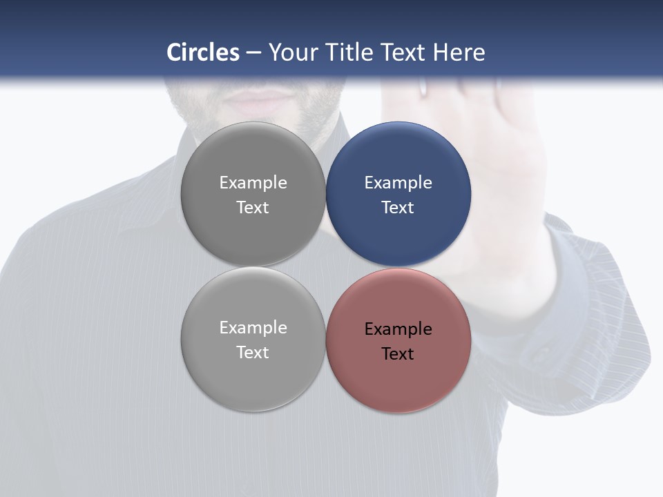 White Elegant Portrait PowerPoint Template