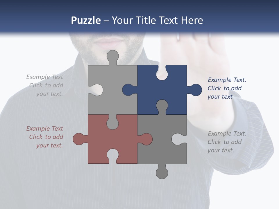 White Elegant Portrait PowerPoint Template