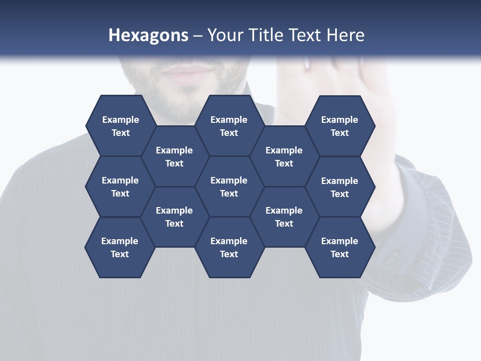 White Elegant Portrait PowerPoint Template