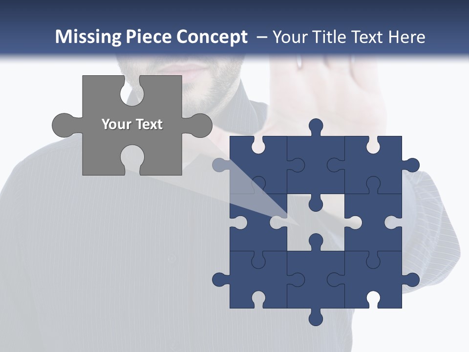 White Elegant Portrait PowerPoint Template