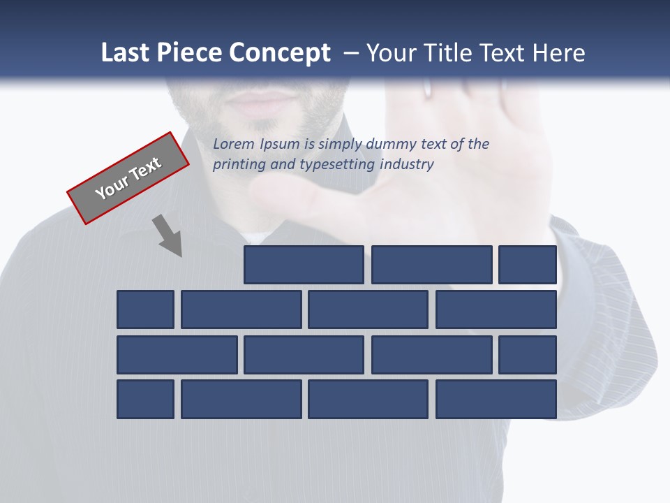 White Elegant Portrait PowerPoint Template