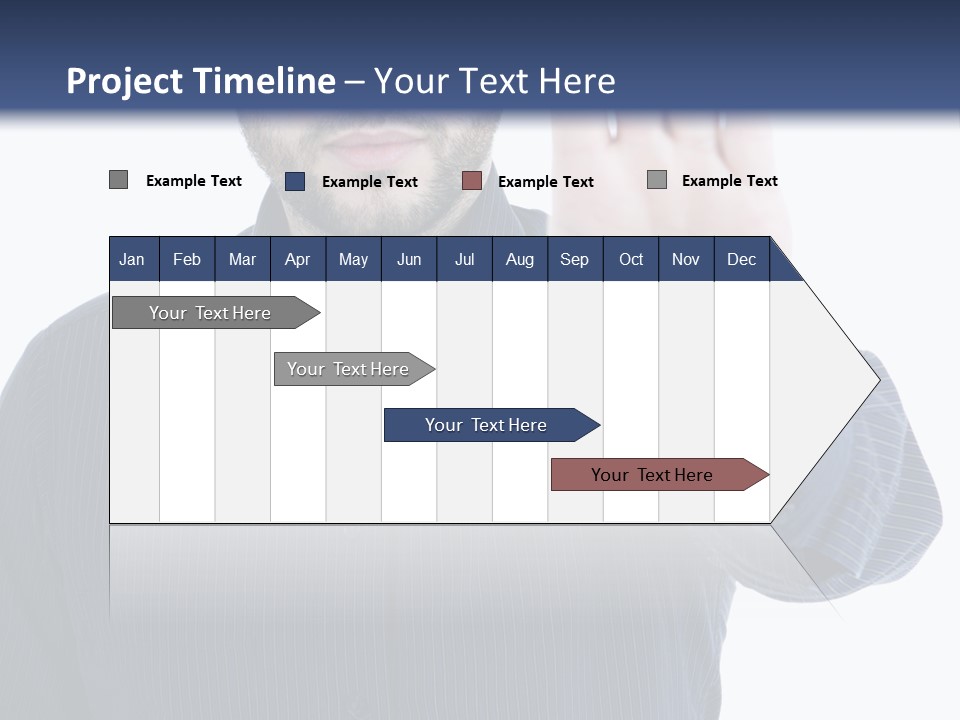 White Elegant Portrait PowerPoint Template