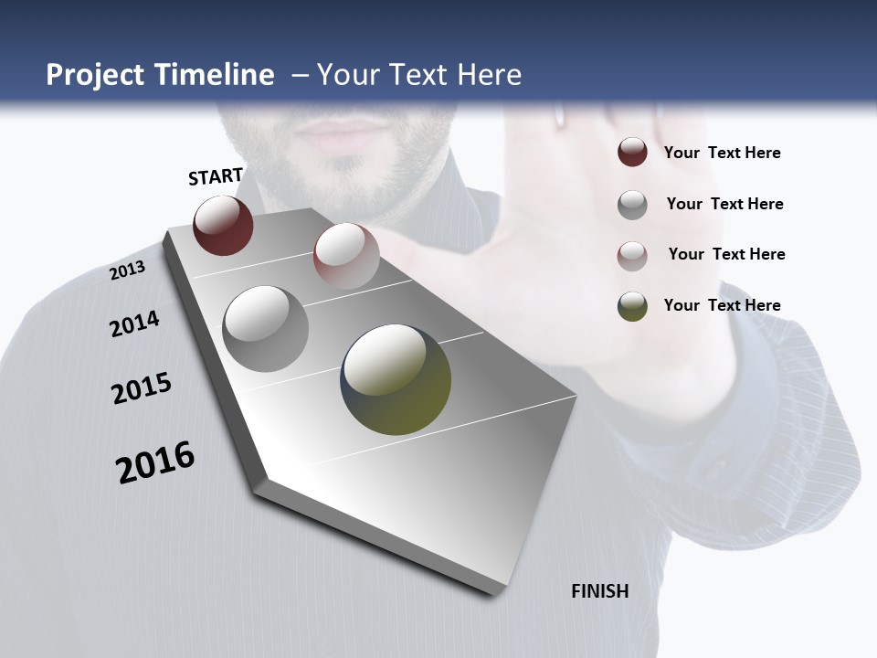 White Elegant Portrait PowerPoint Template