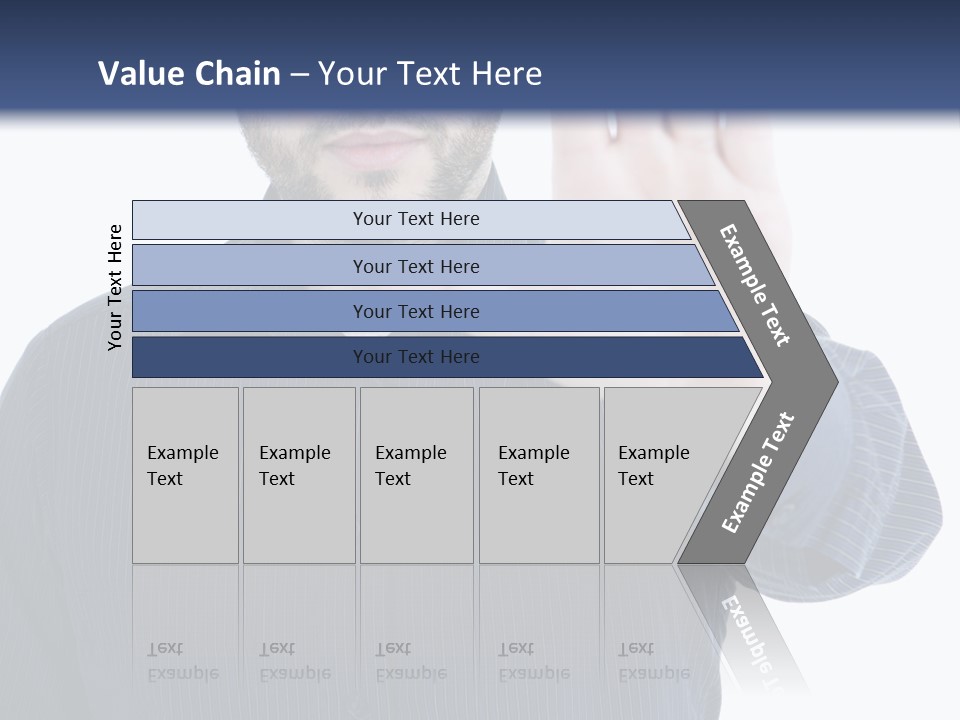 White Elegant Portrait PowerPoint Template