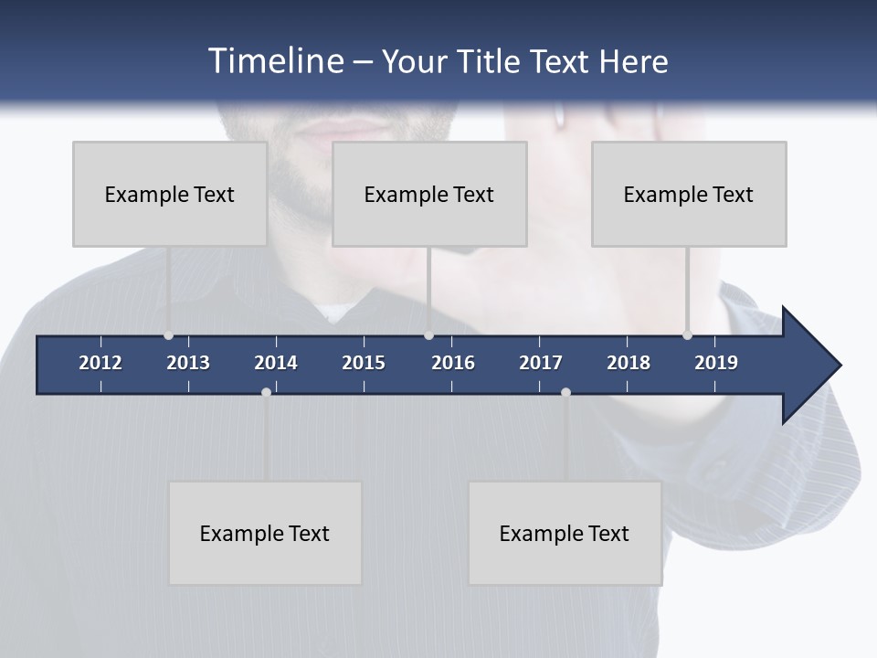 White Elegant Portrait PowerPoint Template