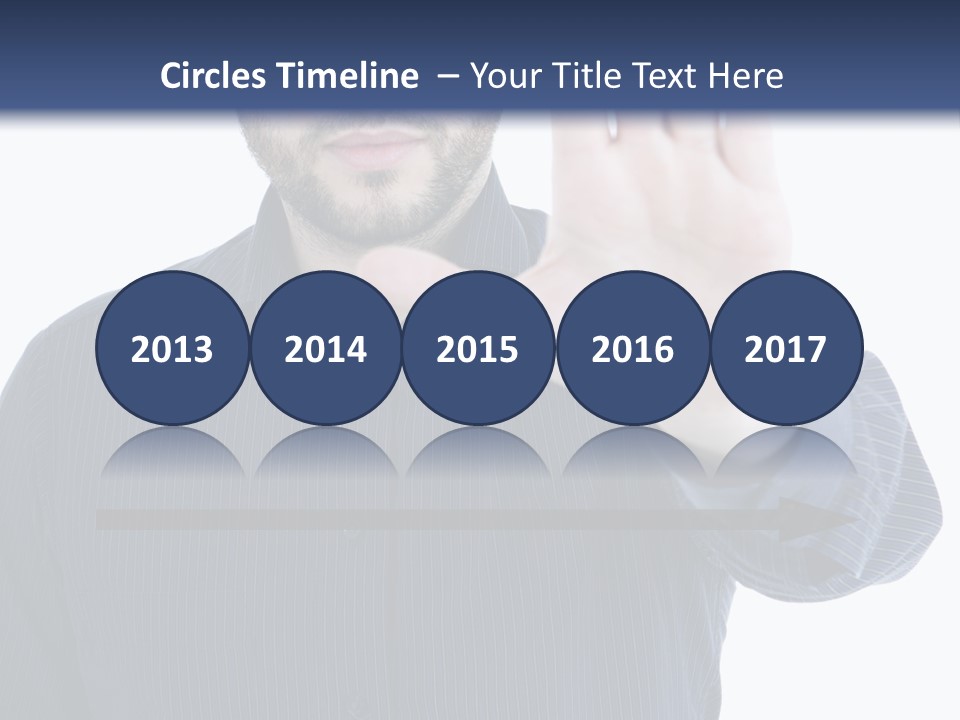 White Elegant Portrait PowerPoint Template