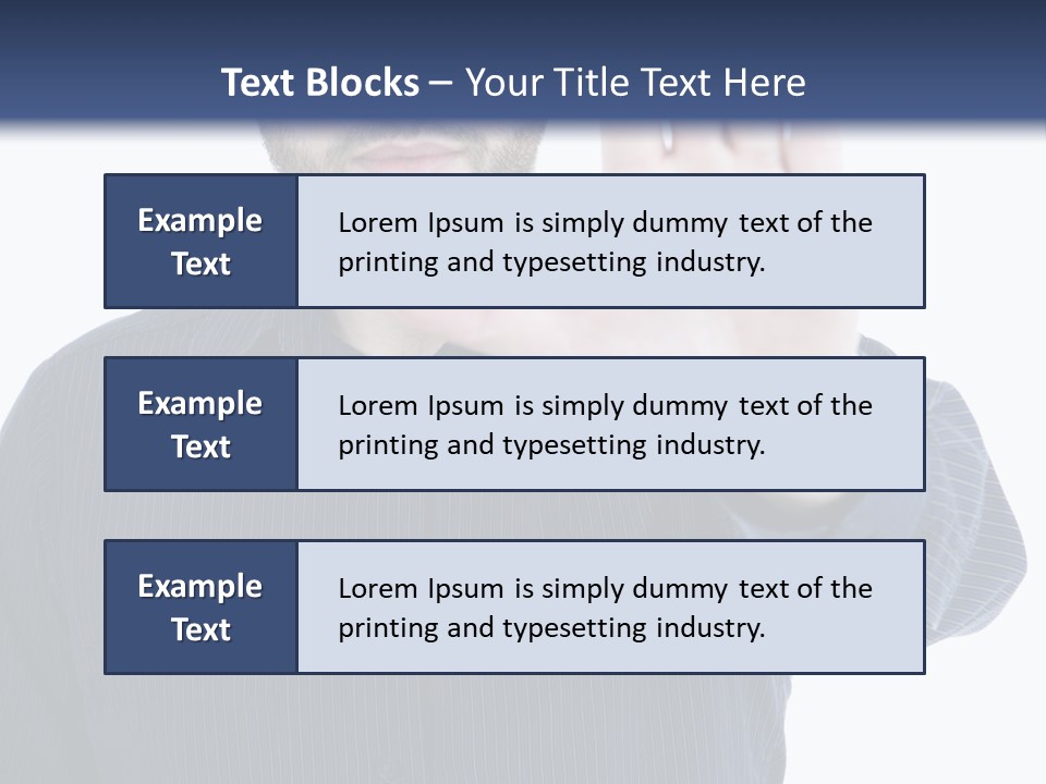 White Elegant Portrait PowerPoint Template