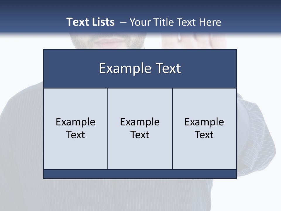 White Elegant Portrait PowerPoint Template