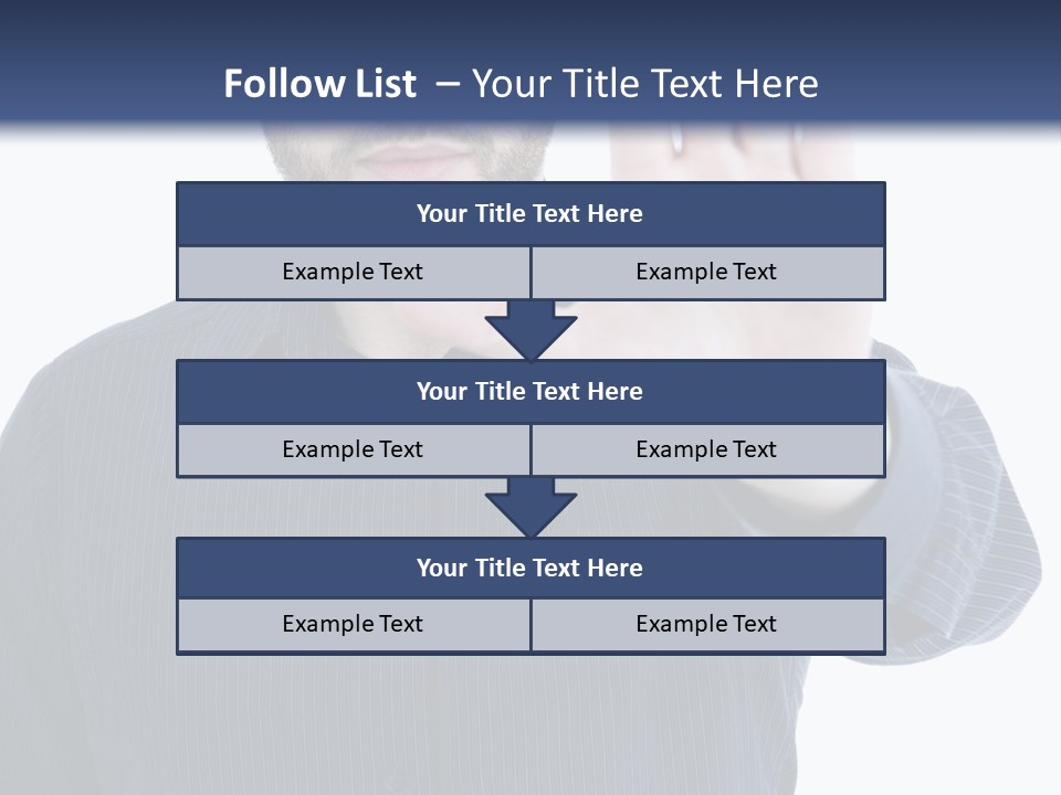 White Elegant Portrait PowerPoint Template