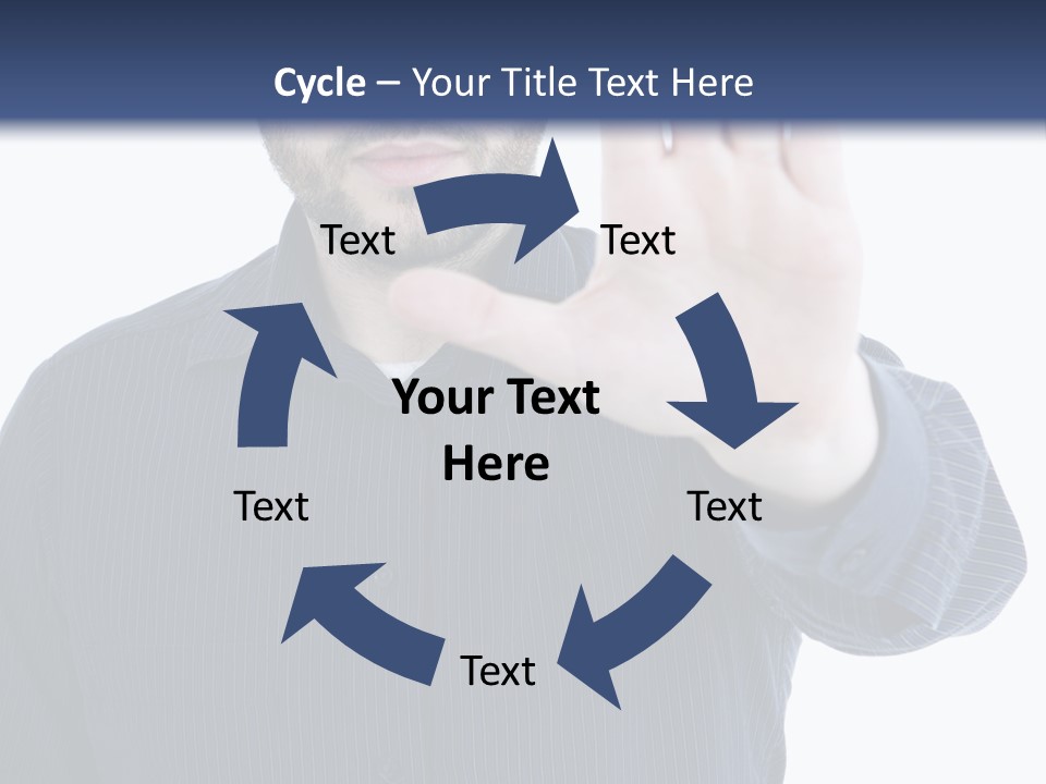 White Elegant Portrait PowerPoint Template