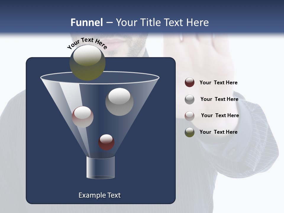 White Elegant Portrait PowerPoint Template