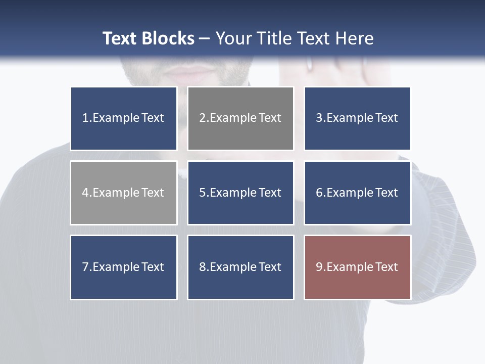 White Elegant Portrait PowerPoint Template