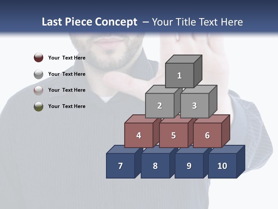 White Elegant Portrait PowerPoint Template