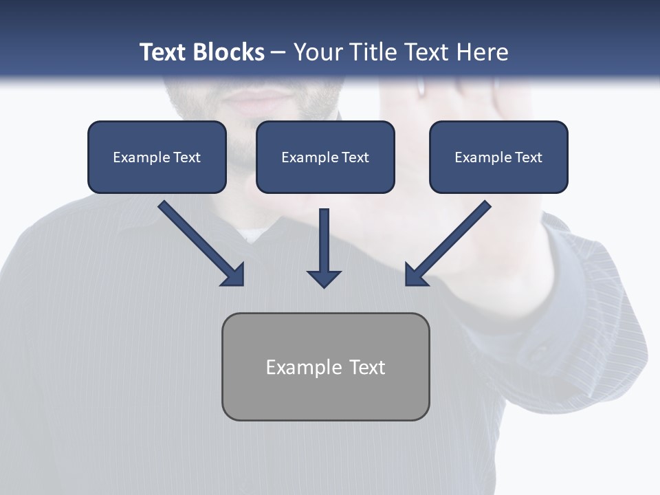 White Elegant Portrait PowerPoint Template