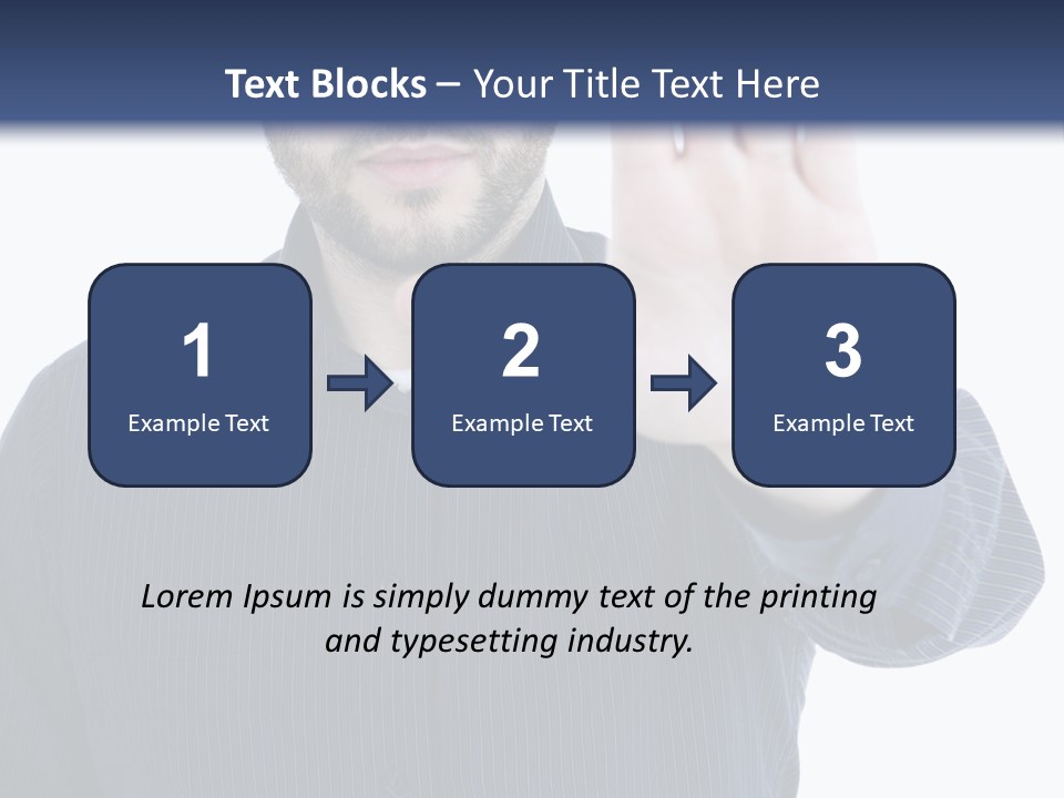 White Elegant Portrait PowerPoint Template