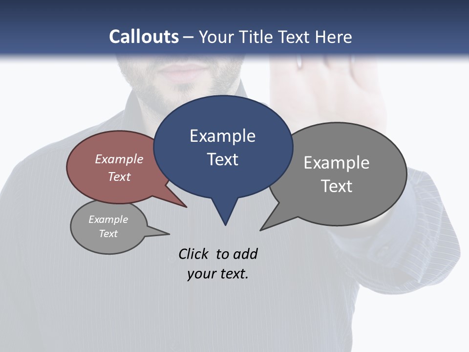 White Elegant Portrait PowerPoint Template