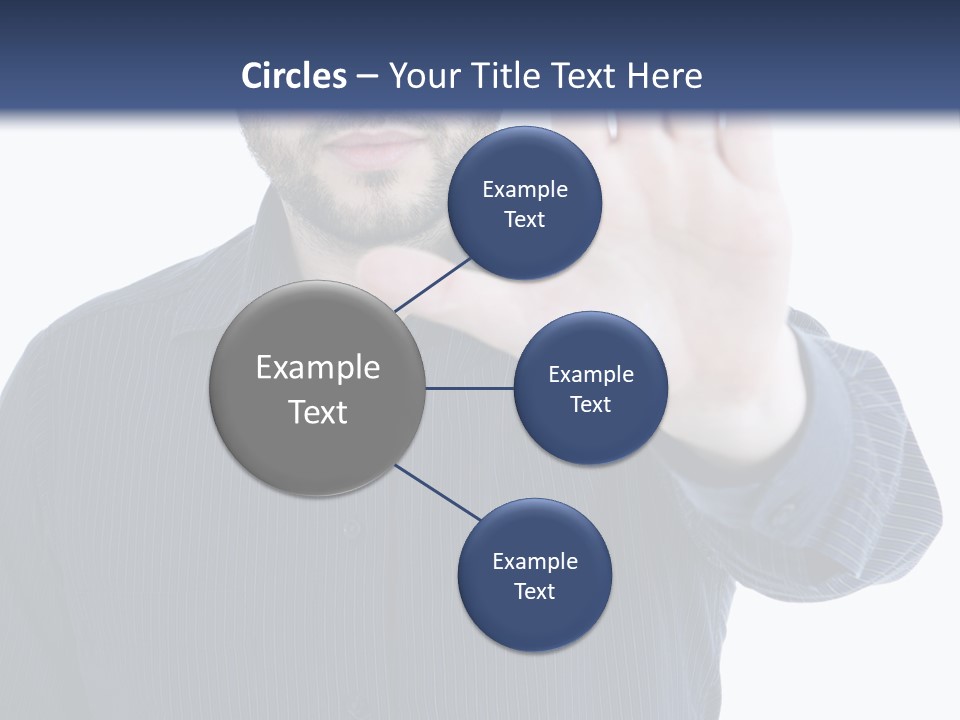 White Elegant Portrait PowerPoint Template