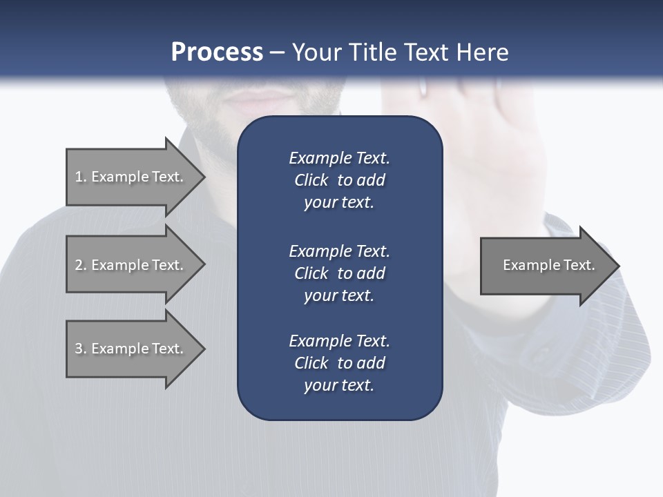 White Elegant Portrait PowerPoint Template