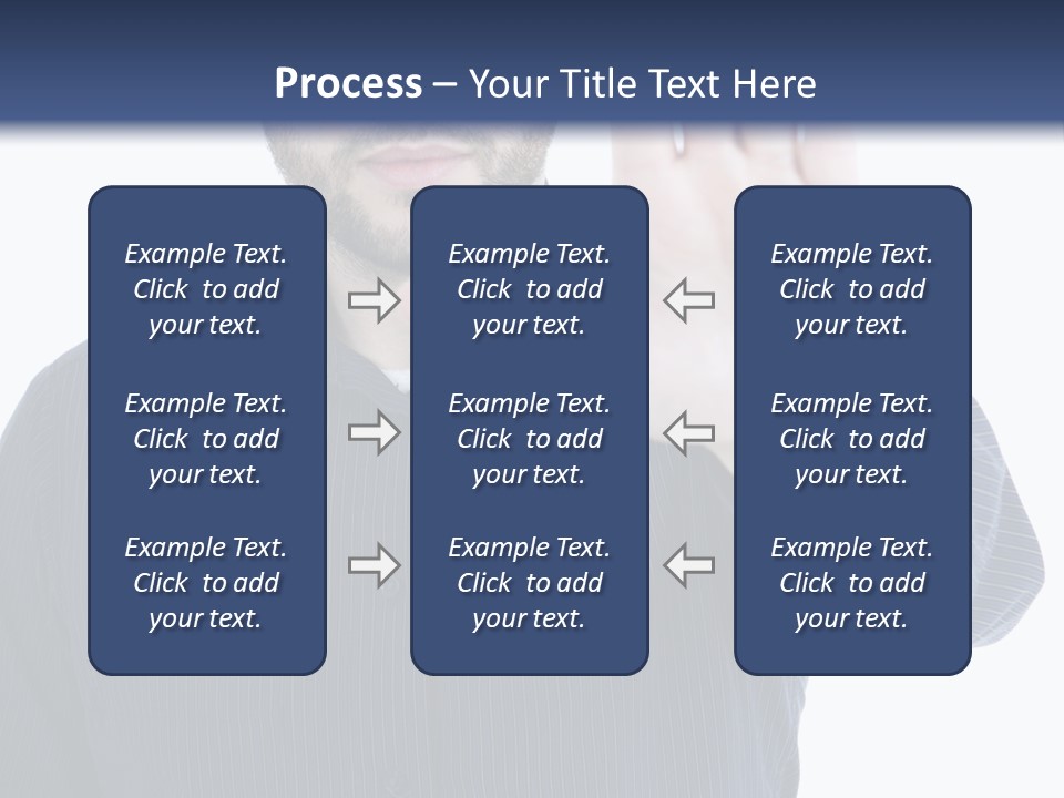 White Elegant Portrait PowerPoint Template