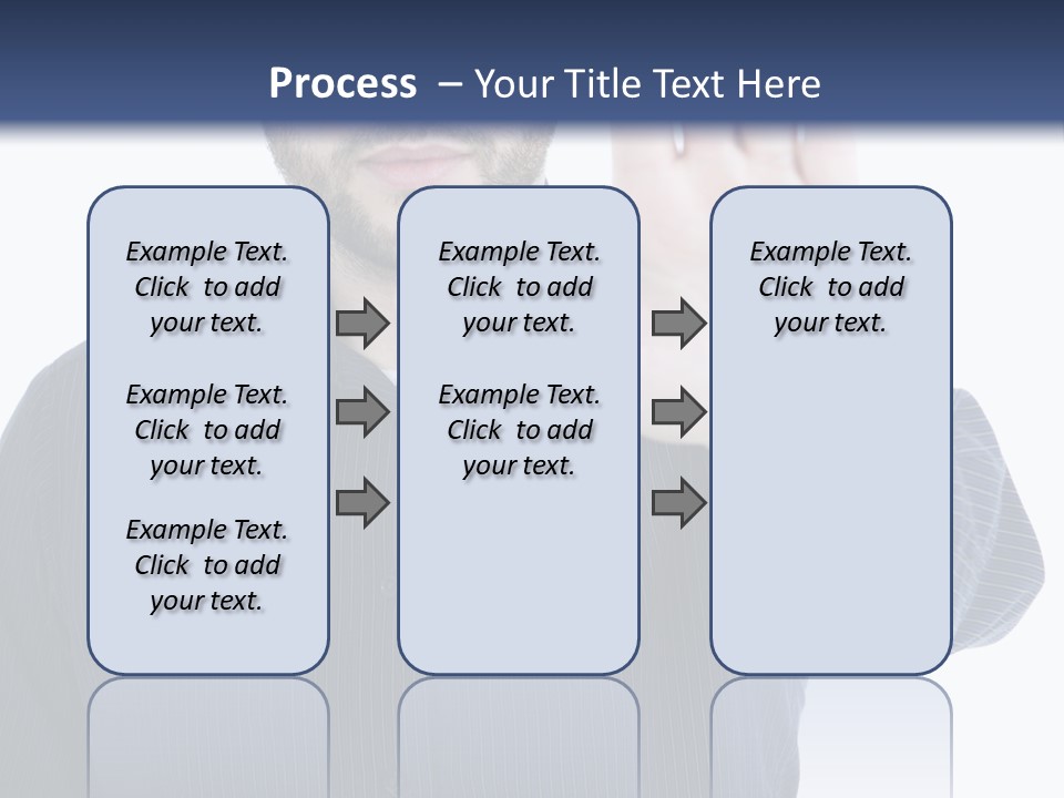 White Elegant Portrait PowerPoint Template
