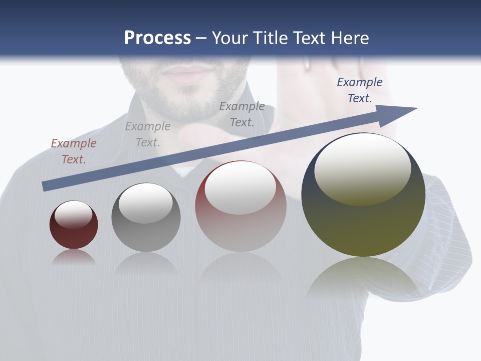 White Elegant Portrait PowerPoint Template