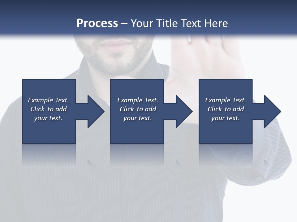 White Elegant Portrait PowerPoint Template