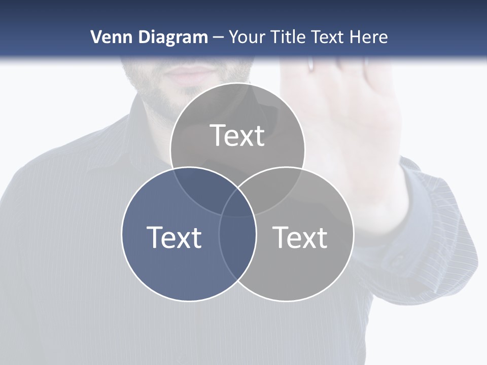 White Elegant Portrait PowerPoint Template