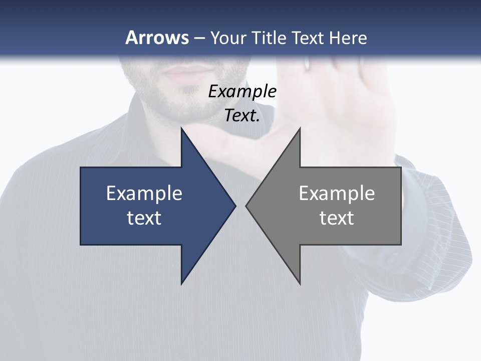 White Elegant Portrait PowerPoint Template