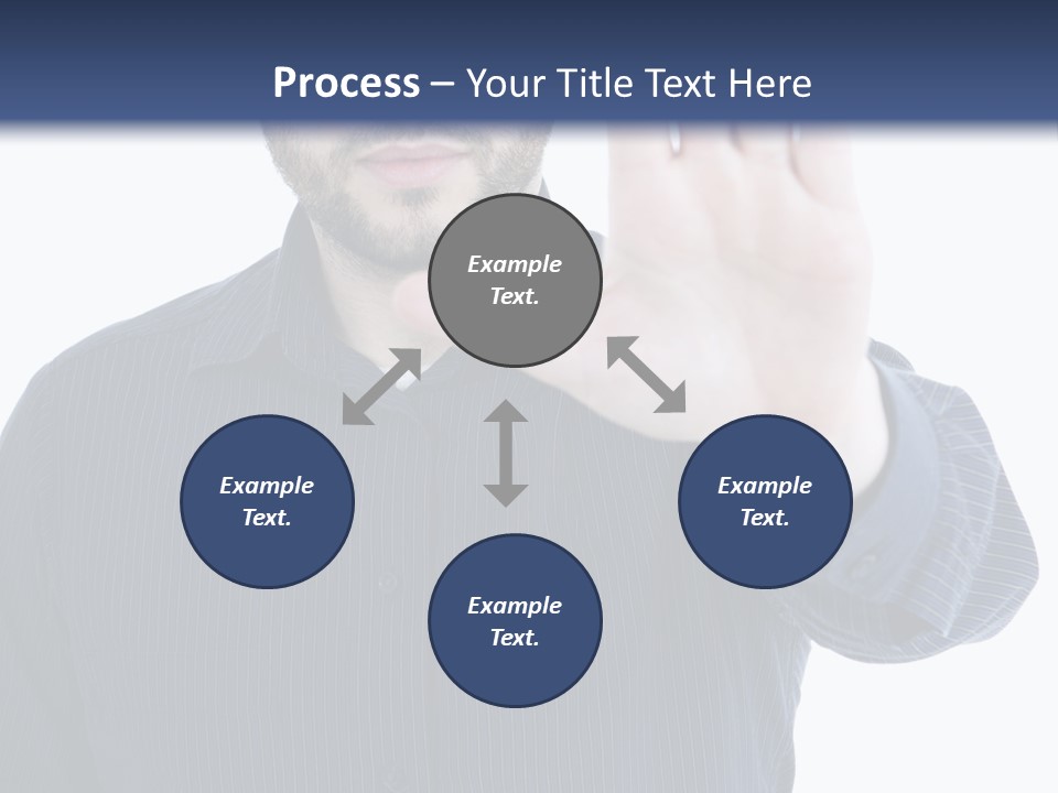 White Elegant Portrait PowerPoint Template