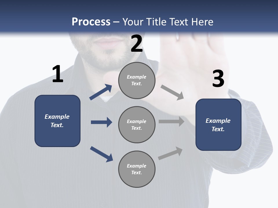 White Elegant Portrait PowerPoint Template