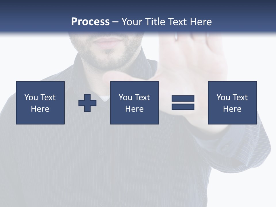 White Elegant Portrait PowerPoint Template