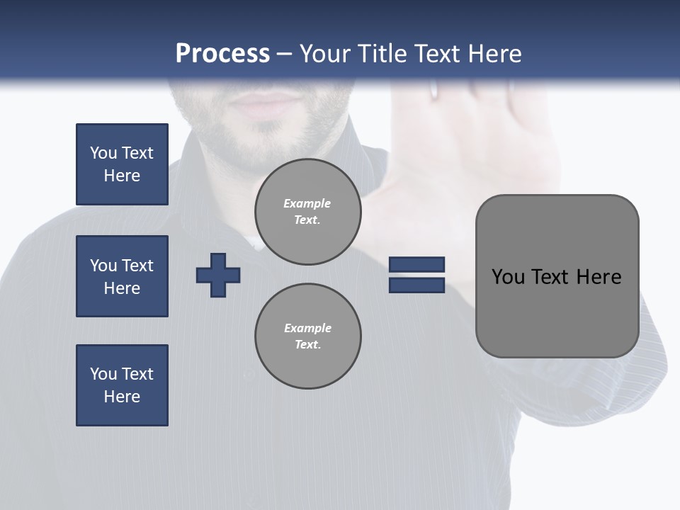 White Elegant Portrait PowerPoint Template