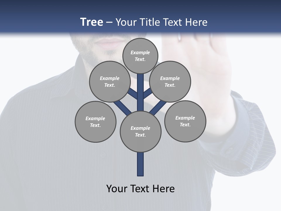 White Elegant Portrait PowerPoint Template