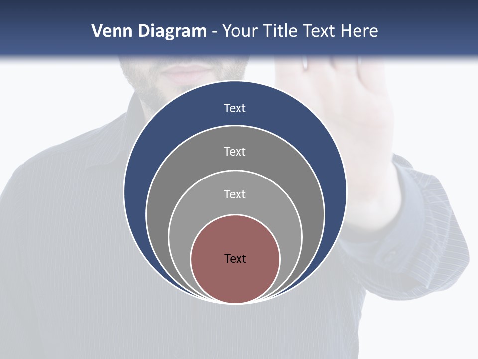 White Elegant Portrait PowerPoint Template