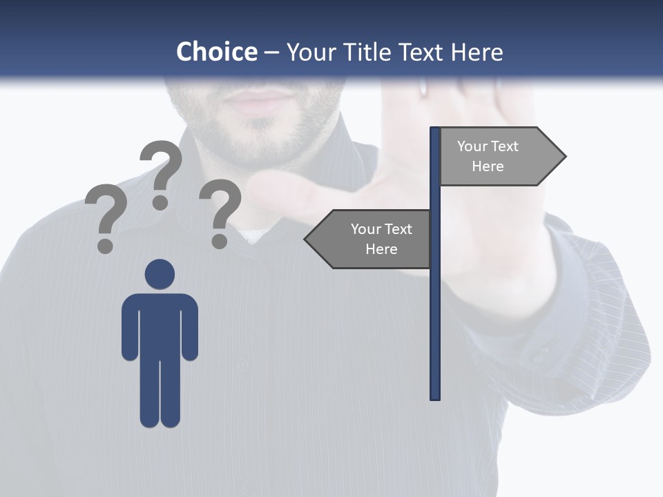 White Elegant Portrait PowerPoint Template