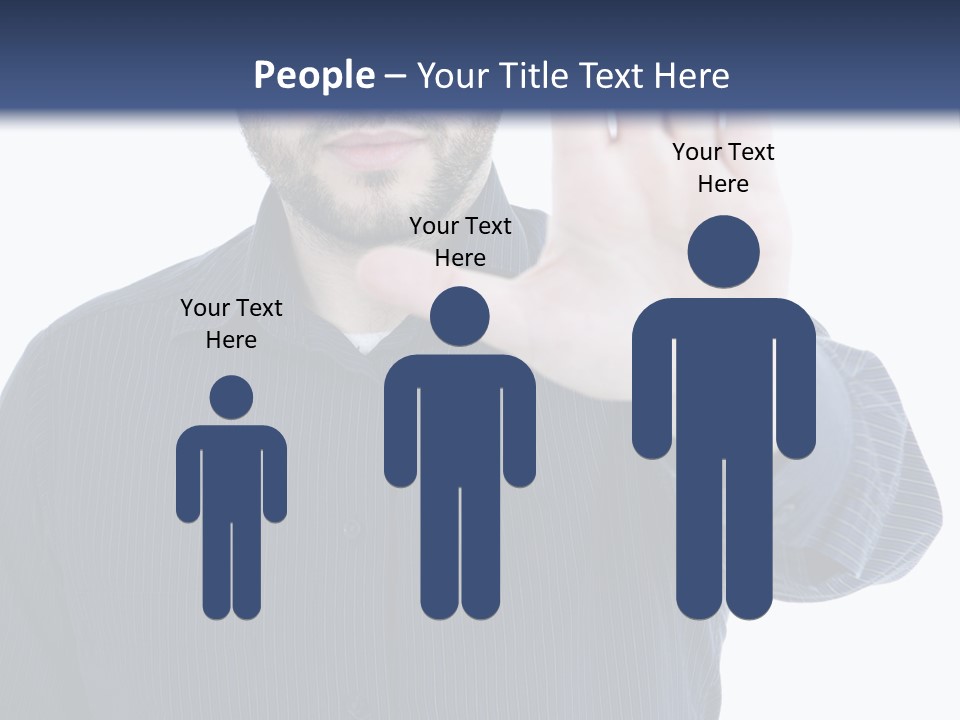 White Elegant Portrait PowerPoint Template