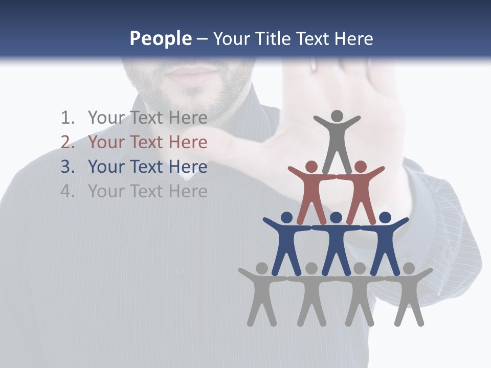 White Elegant Portrait PowerPoint Template