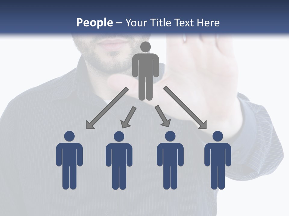 White Elegant Portrait PowerPoint Template