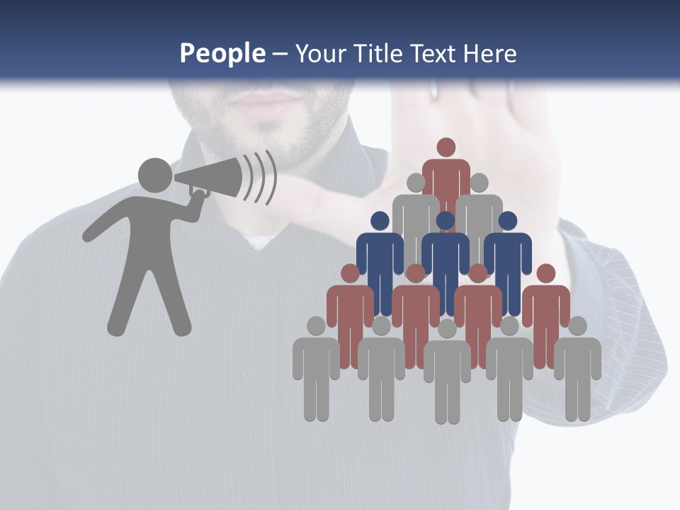 White Elegant Portrait PowerPoint Template