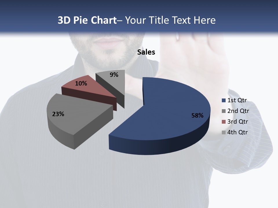 White Elegant Portrait PowerPoint Template