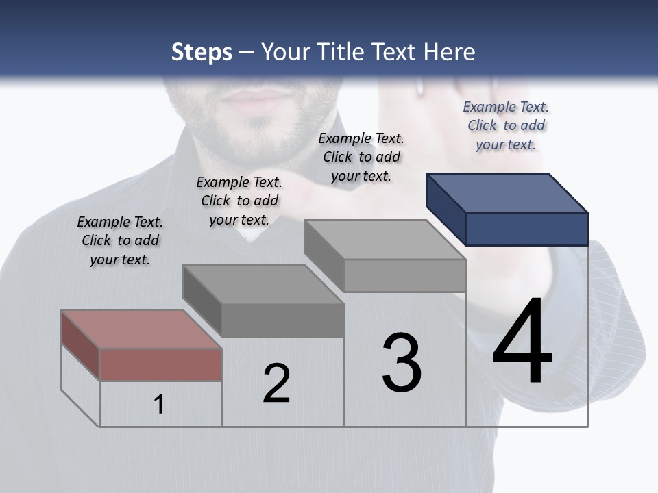White Elegant Portrait PowerPoint Template